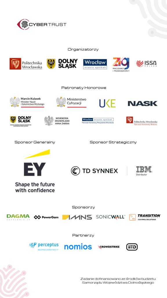 Sponsorzy CyberTrust 2026